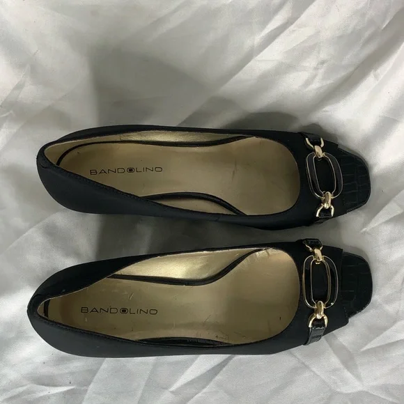 20. Bandolino Womens Wedge Heels Sz 7.5 - Picture 2 of 10